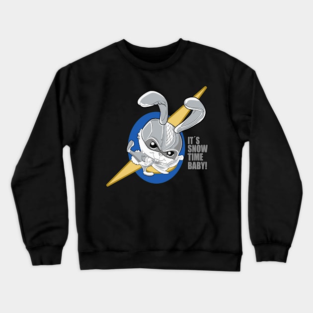 it s snow time baby Crewneck Sweatshirt by Factorgraphic